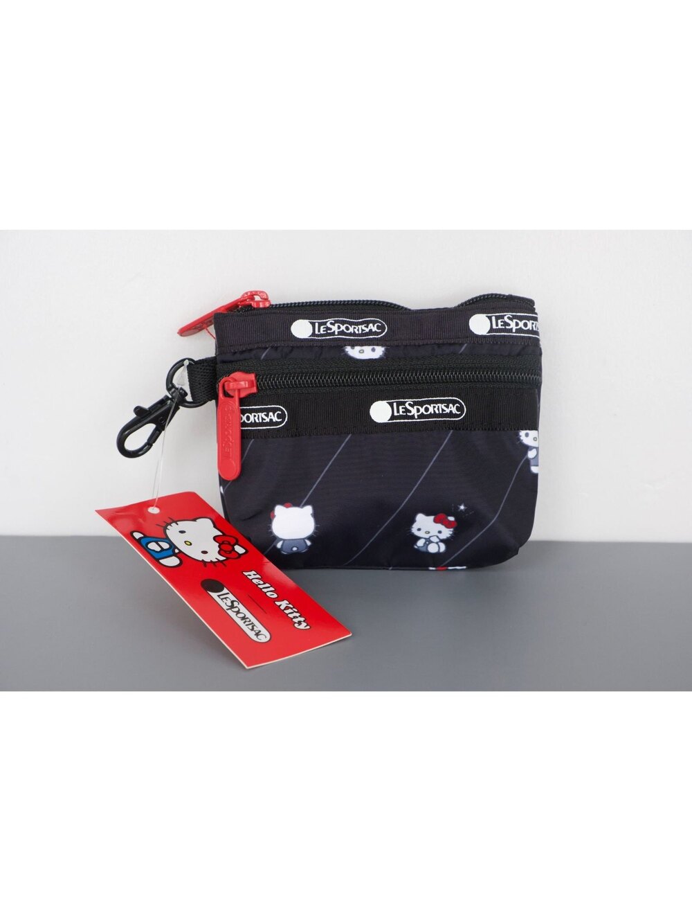 LeSportsac x Hello Kitty 2 Zipper Wristlet Wallet NWT